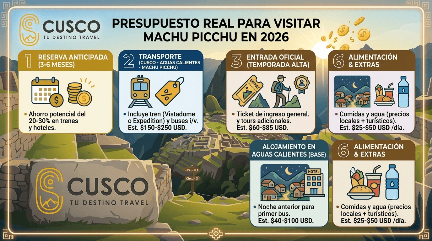 ¿Cuánto Cuesta Ir a Machu Picchu en 2026?: Precios y Gastos Ocultos