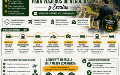 Machu Picchu en 1 día para viajeros de negocios (Business Travelers) y escalas largas