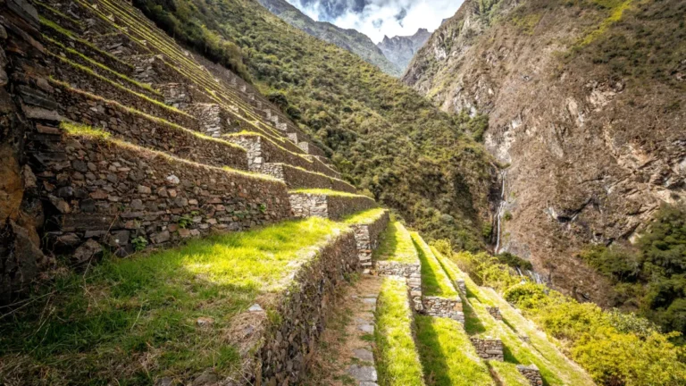 Andenes del complejo inca de Choquequirao