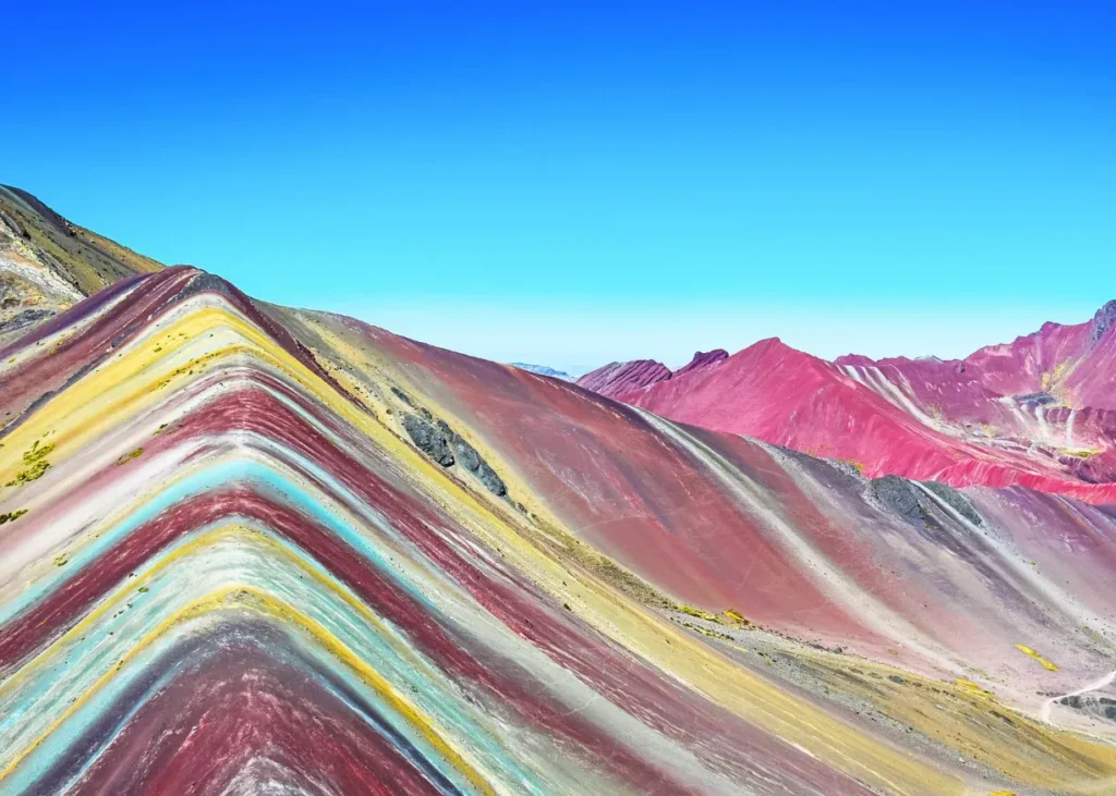 Franjas minerales de la Montaña de 7 Colores